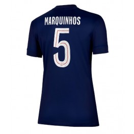 Paris Saint-Germain Marquinhos #5 Thuis tenue Dames 2025-26 Korte Mouw